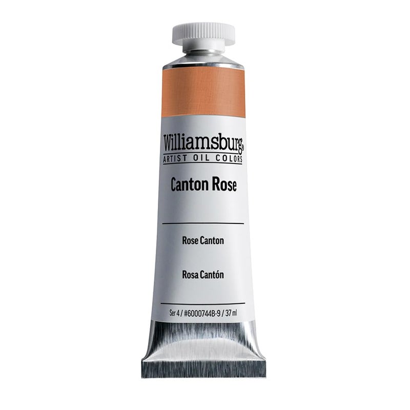 Williamsburg Artist Oil Colors by GOLDEN, Canton Rose, 37 ml tube, Professional Oil Paint, Opaque - Image 1